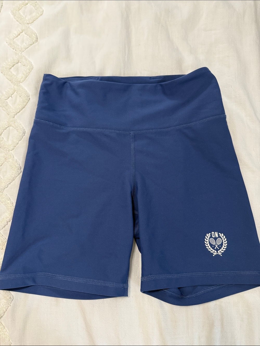 Old Navy Navy Blue High-Rise Bike Shorts